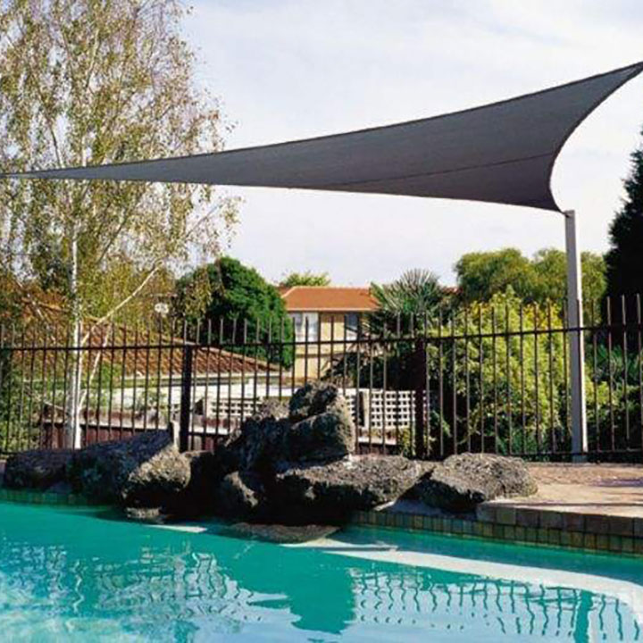 ក្រៅ HDPE Sun Shade Net Shade Sail